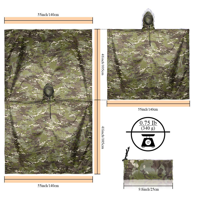 Rain Coat Camouflage Tactical  - Fishing Rain Suit 评论和价格