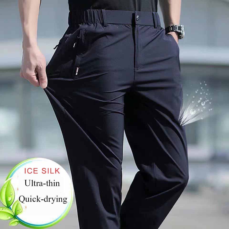 New Elastic Mens Hiking Pants  - Fishing Pants Waterproof 评论和价格