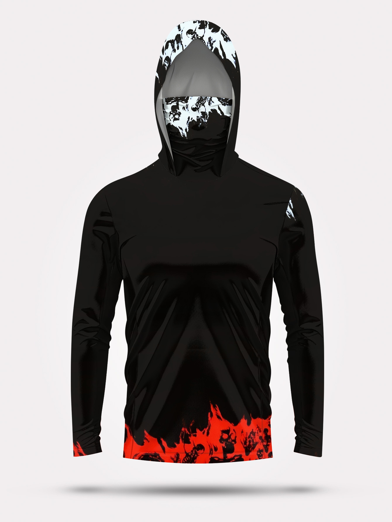 Men Hood Fishing Shirt long sl - Fishing Hoodie 评论和价格