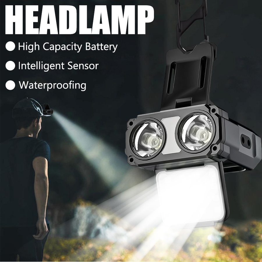 Sensor COB LED Headlamp Cap Cl - Fishing Hat 评论和价格