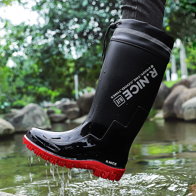 Men's Fashionable Outdoor Rain - Fishing Boots 评论和价格