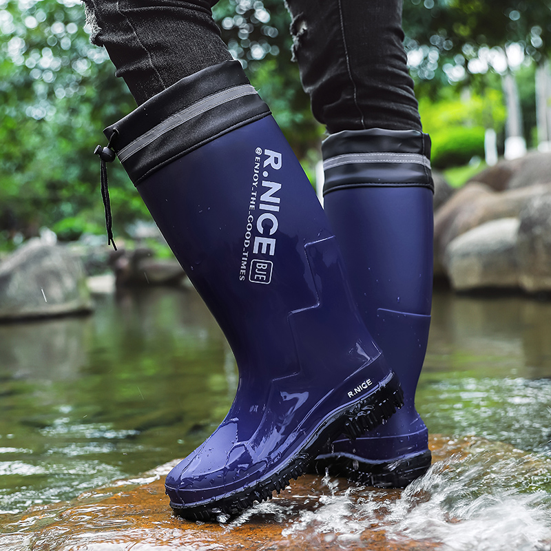 Men's Fashionable Outdoor Rain - Fishing Boots 评论和价格