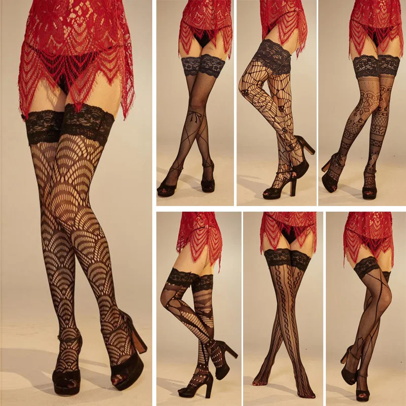 Hollow Out Lace Fish Net Stock - Fishing Socks 评论和价格
